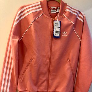 Adidas Pink/White Track Jacket & Pants Size Small